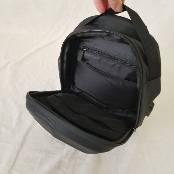 NEW! Anti-Theft Hard-Shell Crossbody/Shoulder Bag w/Locking Zippers and Strap - Picture 11 of 16